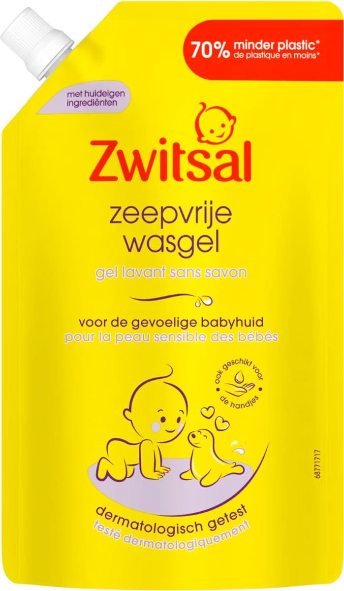 Zwitsal - Navulling Wasgel - Zeepvrij - 500ml (EAN: 8720181201349)