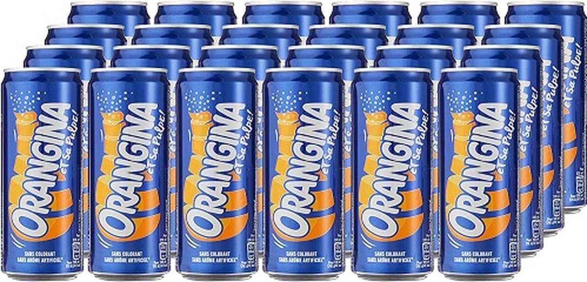 Orangina Limonade original 24 blikken à 33 cl (EAN: 3124488184339): De verfrissende vibe die mijn DIY‑hoek net dat beetje extra geeft