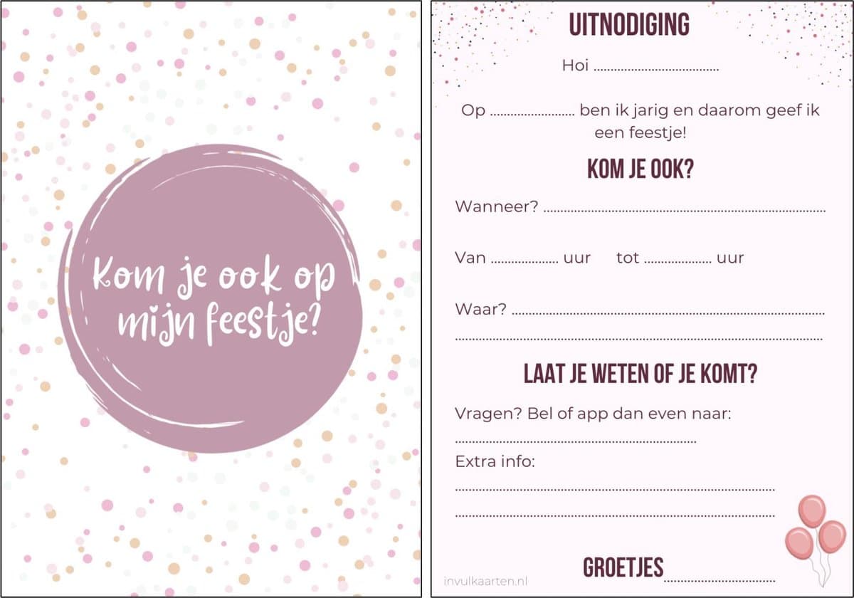 Uitnodiging kinderfeestje | 12 stuks | uitnodigingskaarten | uitnodiging verjaardag | uitnodiging feest | uitnodiging kinderfeestje jongen | uitnodiging kinderfeestje meisje | uitnodiging feestje (EAN: 8720648142208)