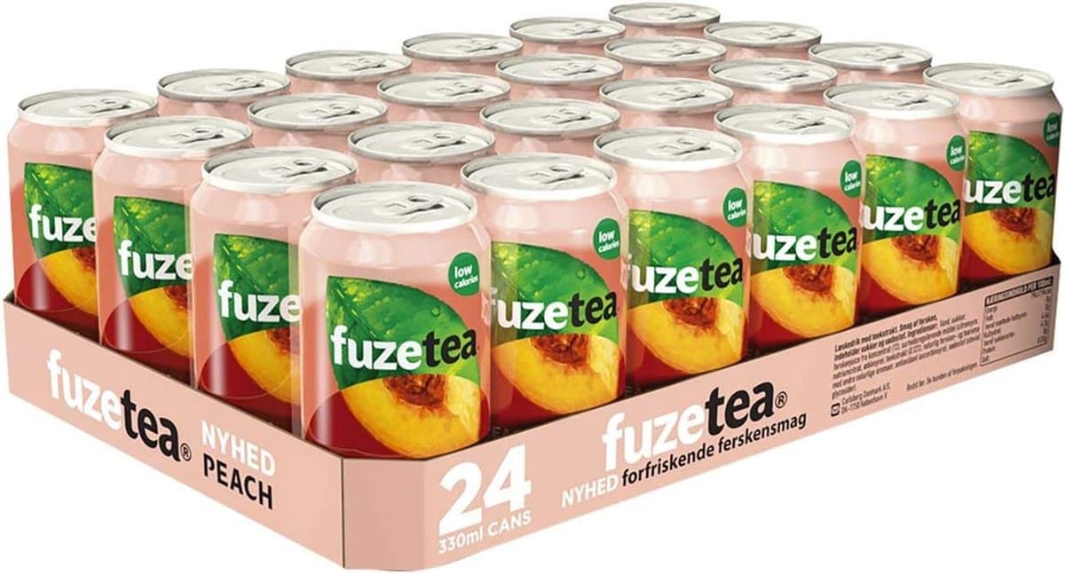 Tray Fuze Tea Peach Hibiscus - 24x33cl (EAN: 5740600982898)