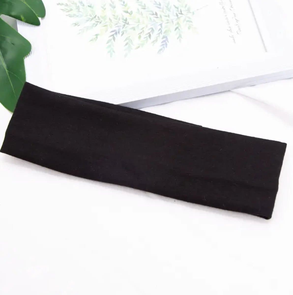 Haarband zwart - sportband - hoofdband - ek - sporten (EAN: 8721052500691)