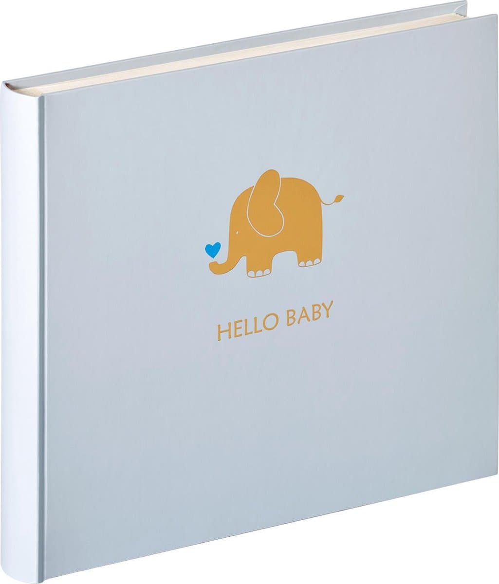 Walther UK-148-L Baby Animal - Babyalbum - Formaat 28x25 cm - Blauw (EAN: 4004122155804)