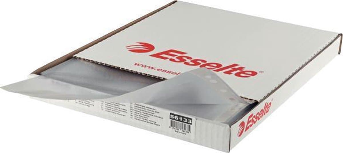 Esselte Showtas - PP - A4 - 100 stuks - Transparant - Voor Thuiswerken - Ideaal Voor Thuiskantoor (EAN: 5701216561334)