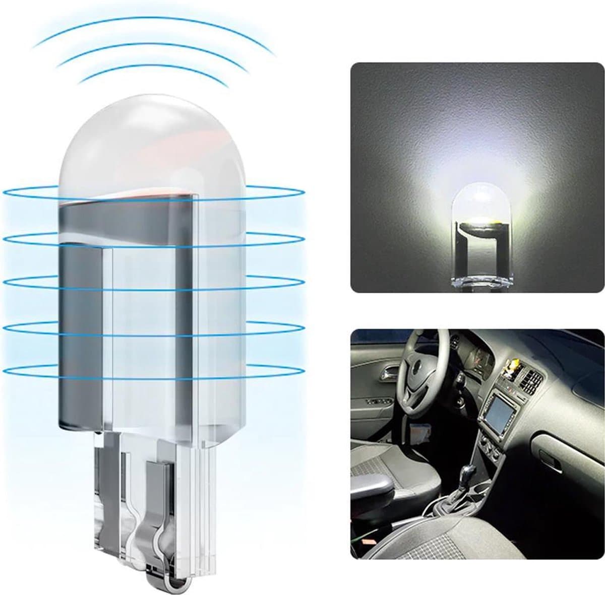 T10 LED-Lamp voor Auto & Motor - Wit - Canbus - 12 Volt - W5W- 1 stuks (EAN: 6013814614640): 🌟 Eerste indruk “Wauw, dat ziet er al veelbelovend uit!”