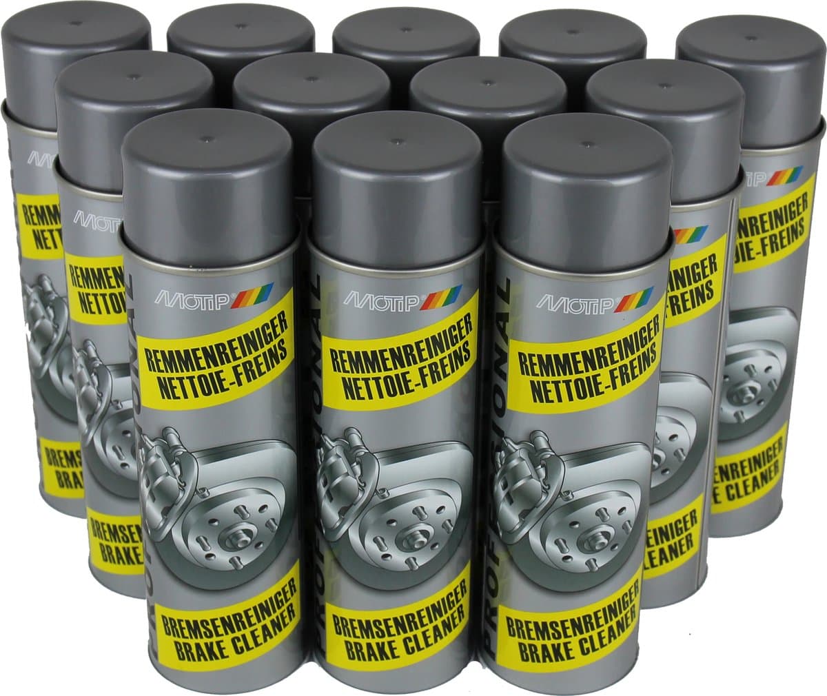 12 stuks Motip remmenreiniger - 1 doos (EAN: 4010475005475)