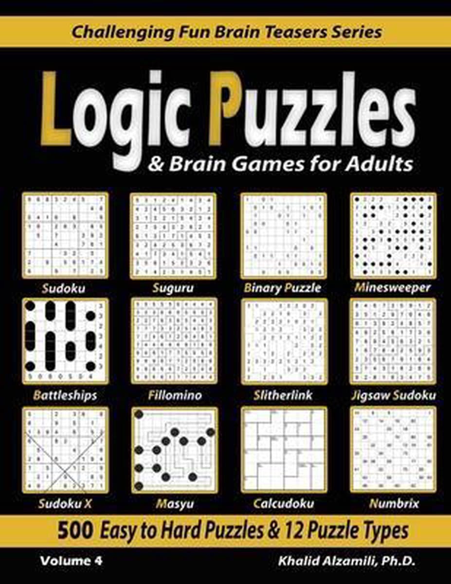 Logic Puzzles & Brain Games for Adults - puzzelboek - engels (EAN: 9789922636122): Waarom een puzzelboek 🤔