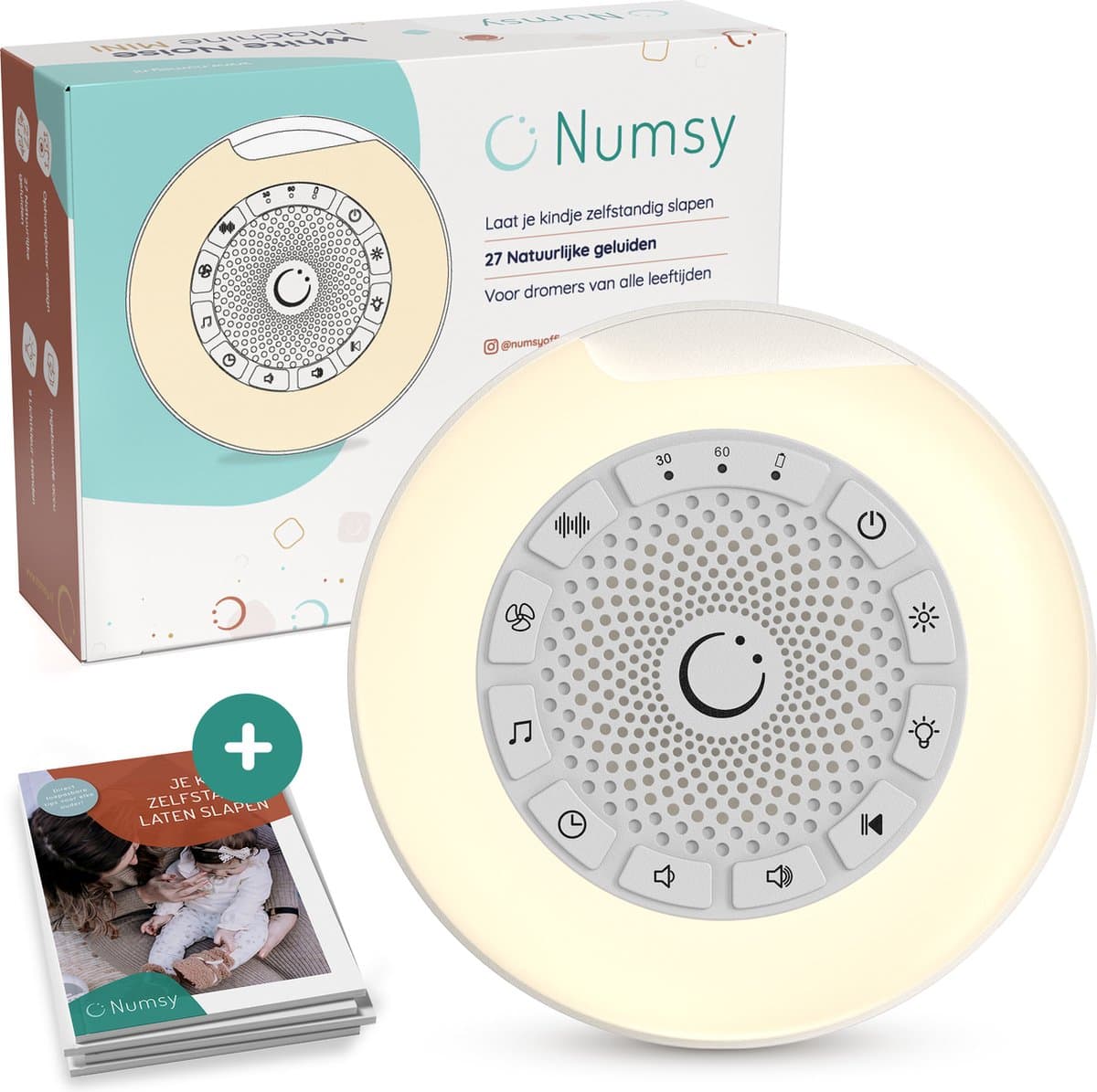 Numsy Mini White Noise Machine Baby - Witte Ruis Machine (EAN: 8719992795284): Wat Zit Er Eigenlijk In