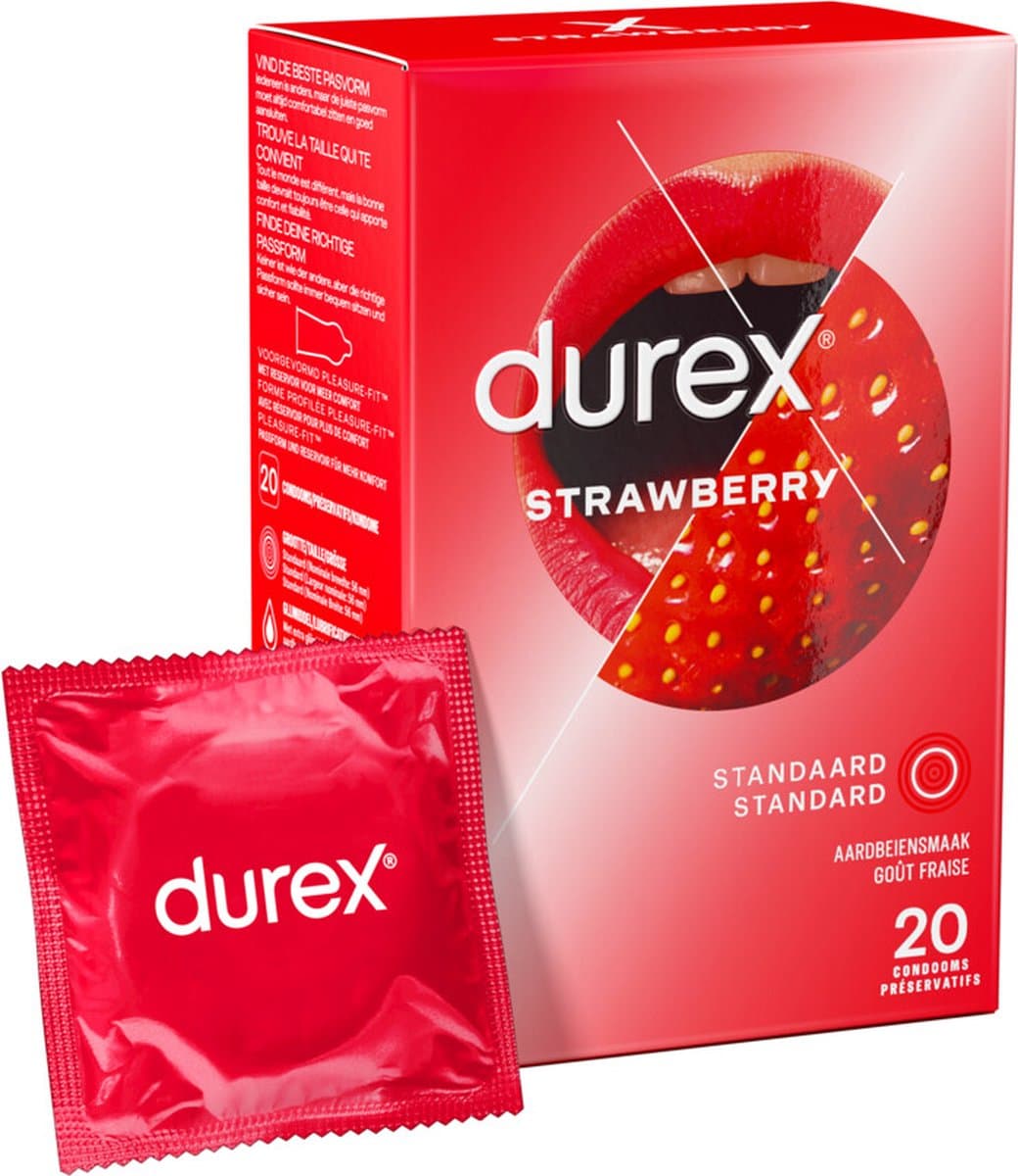 Durex Condooms Aardbeiensmaak - 20 stuks (EAN: 5410036309636): Waarom een “condoom” in een home‑decor blog  Nou, omdat intimiteit net zo’n belangrijk onderdeel is van een goed ingerichte bedroom als die warme verlichting of die pluche deken. Een s...