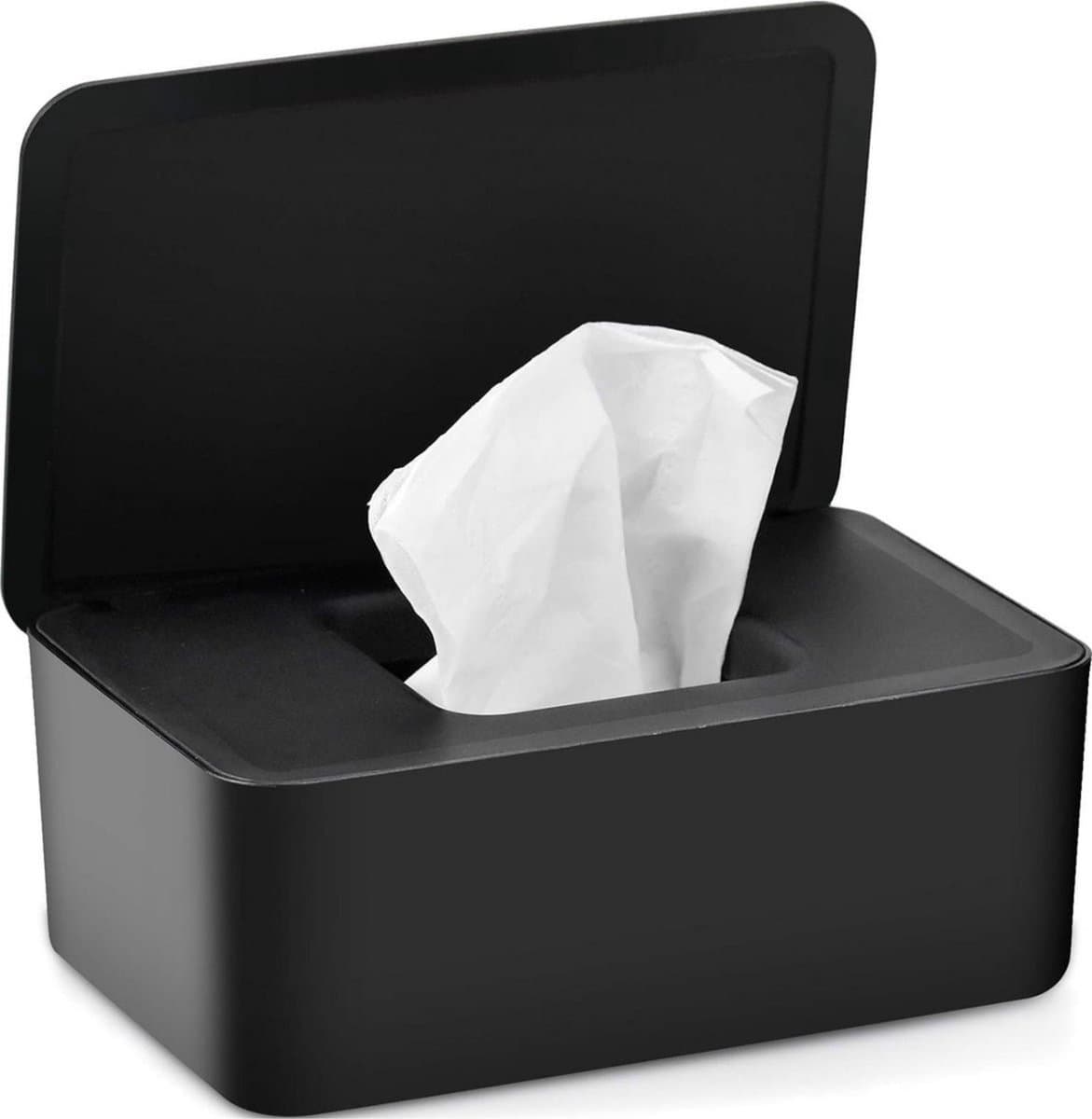 Dayshake Doekjeshouder - Babybillen Funkybox - Wipe Box Doekjesverdeler - Billendoekjes Houder Zwart - Tissue Box - Billendoekjesdoos - Geschikt voor Zwitsal, Natte Doekjes, Vochtig Toiletpapier (EAN: 8720648156915): Eindelijk een doekjesverdder d...