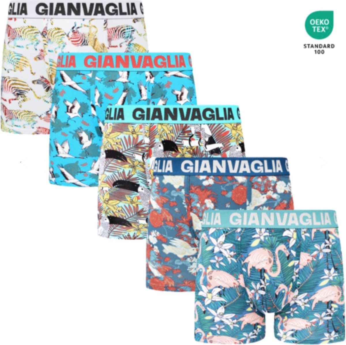 GIANVAGLIA® Deluxe 5-Pack GVG-5082 Heren Katoenen Boxershort L (EAN: 6013742053009): 🌿 Wat maakt de GIANVAGLIA® Deluxe zo bijzonder