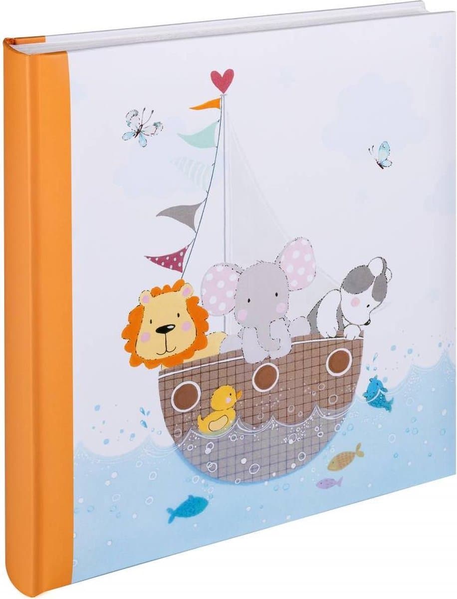 walther design - UK-277-O - By my side - Baby album - oranje - 28x30,5 cm (EAN: 4004122275106): Waarom dit oranje album mij direct aansprak
