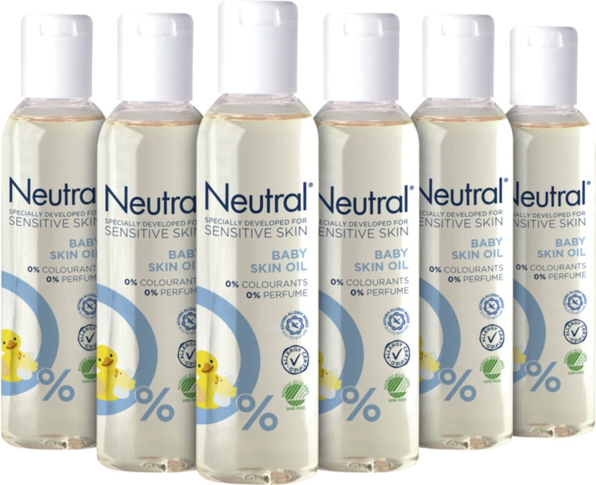 6x Neutral Baby Huidolie 150 ml (EAN: 5709063015352)