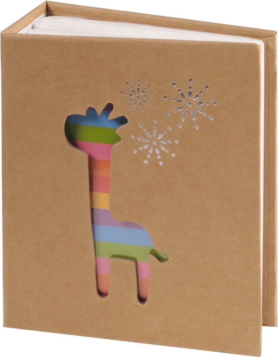 SecaDesign fotoalbum insteek - Giraffe - 100 foto’s 10x15 / 11x15 cm - insteekalbum (EAN: 8719481049737)