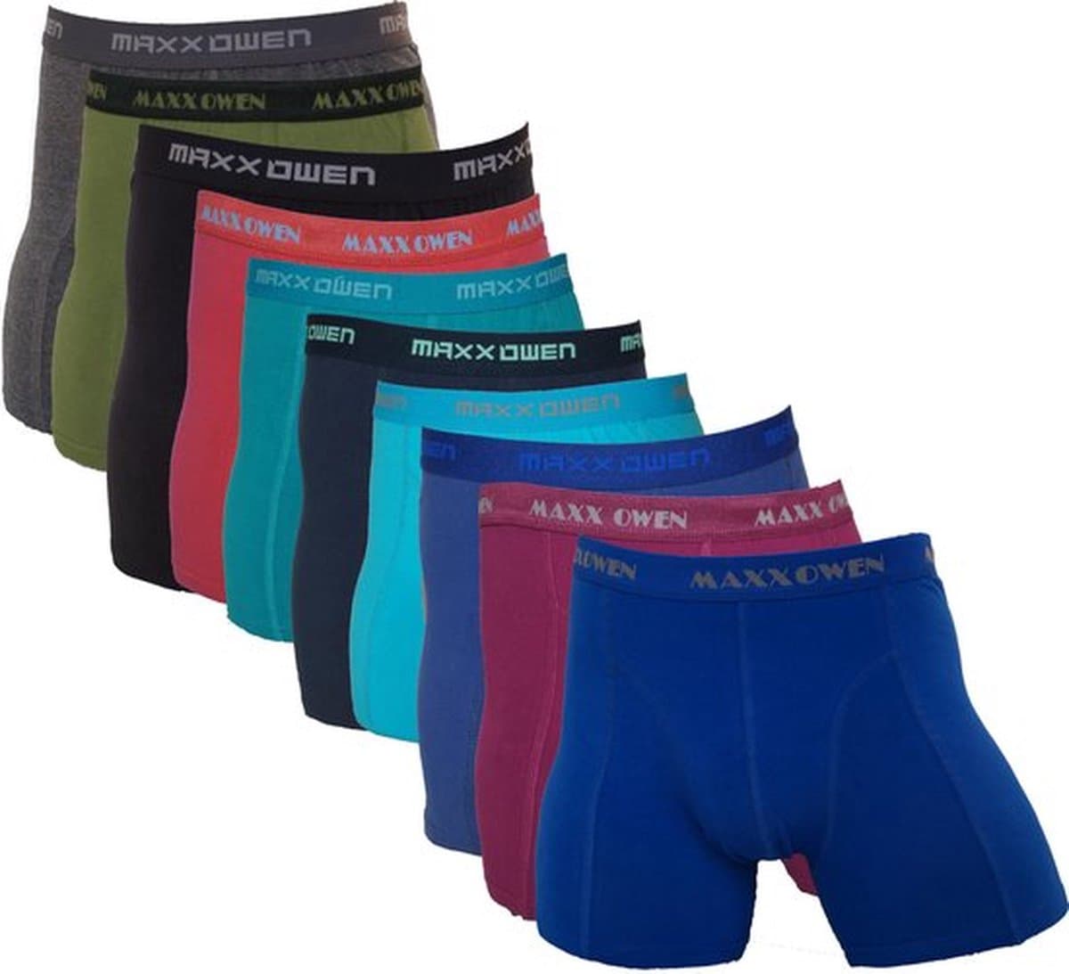 10-pack heren boxershorts Maxx Owen Assorti - Maat XXXL ( 3XL ) (EAN: 6096237459418)