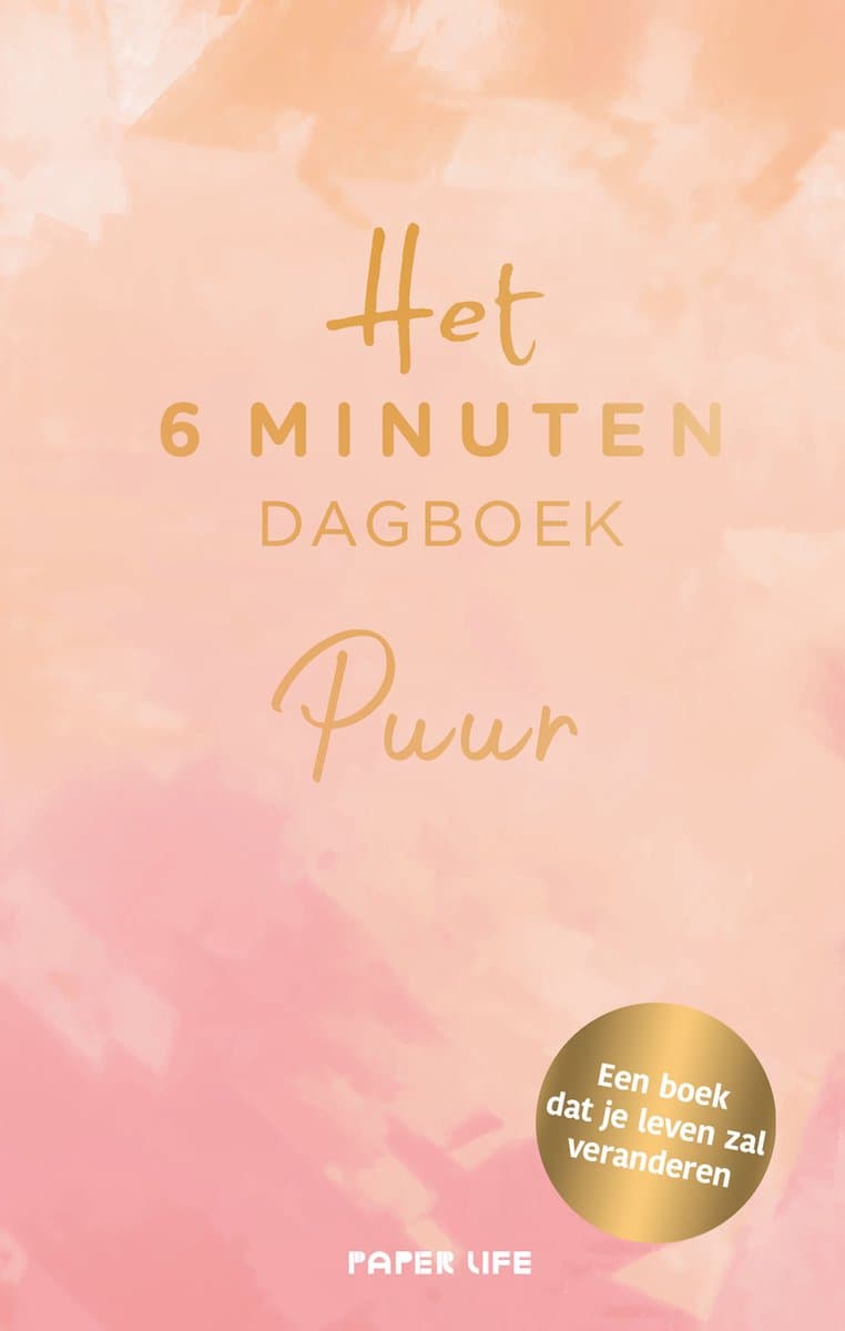 Het 6 minuten dagboek - Puur (EAN: 9789000394852)