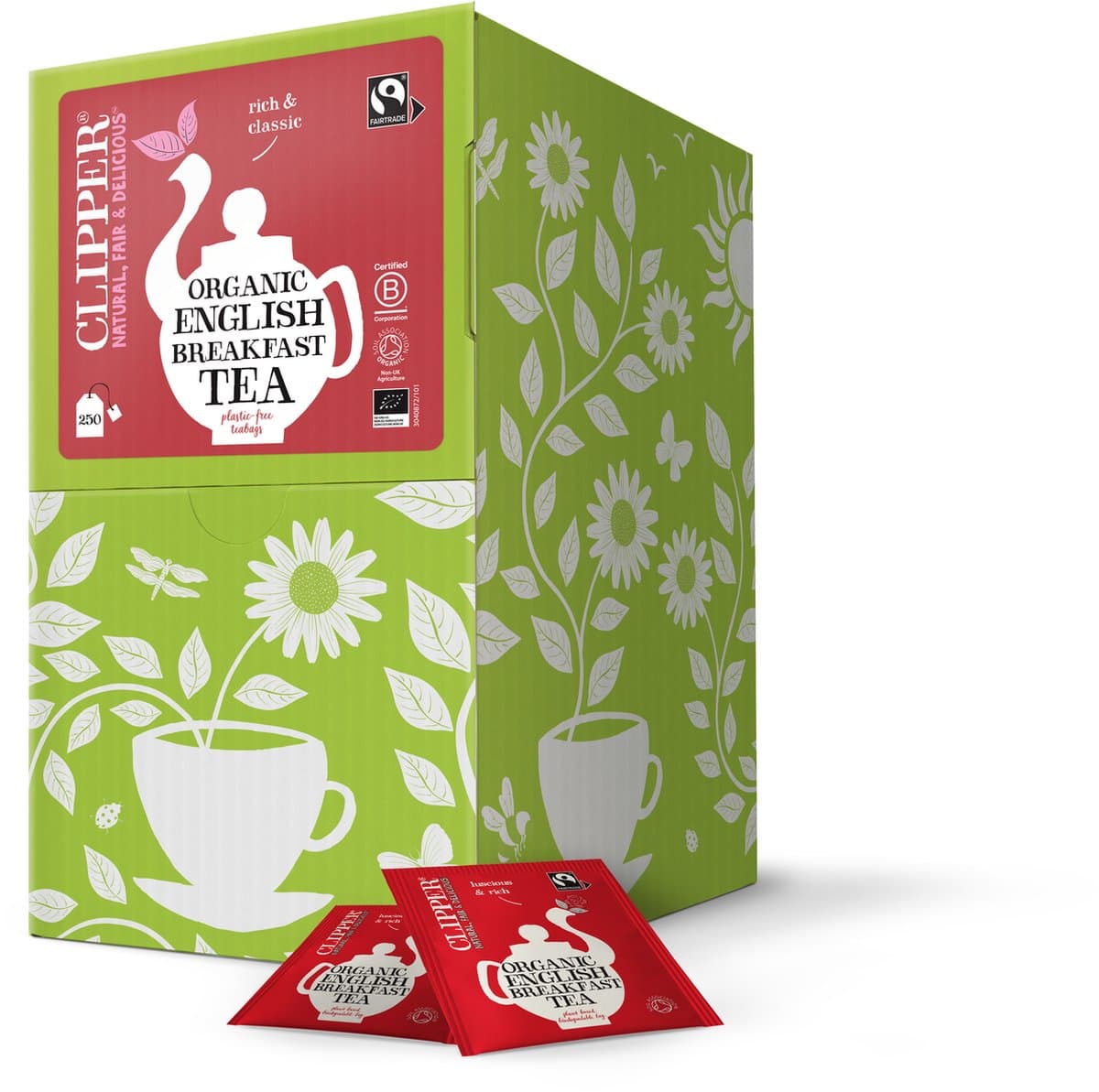 Clipper Tea | English Breakfast | 250 zakjes (EAN: 5021991500053)