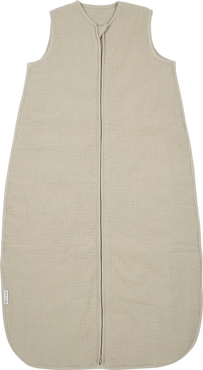 Meyco Baby Uni Baby Slaapzak Gevoerd - Pre-washed Hydrofiel - Sand - 90cm - 2.0 TOG (EAN: 4054703246322)