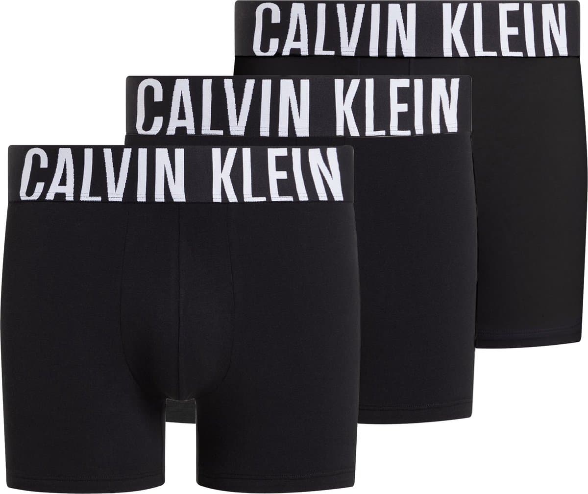 Calvin Klein - Heren Onderbroeken 3-Pack Boxers - Zwart - Maat XXL (EAN: 8720109441338)