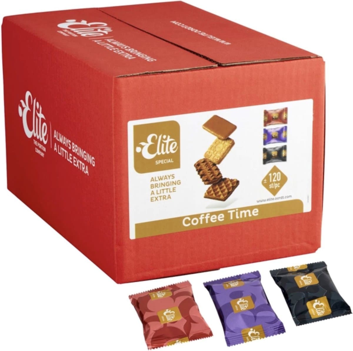 Elite Koekjes Coffee Time Mix - 120 stuks (EAN: 5400325004496)