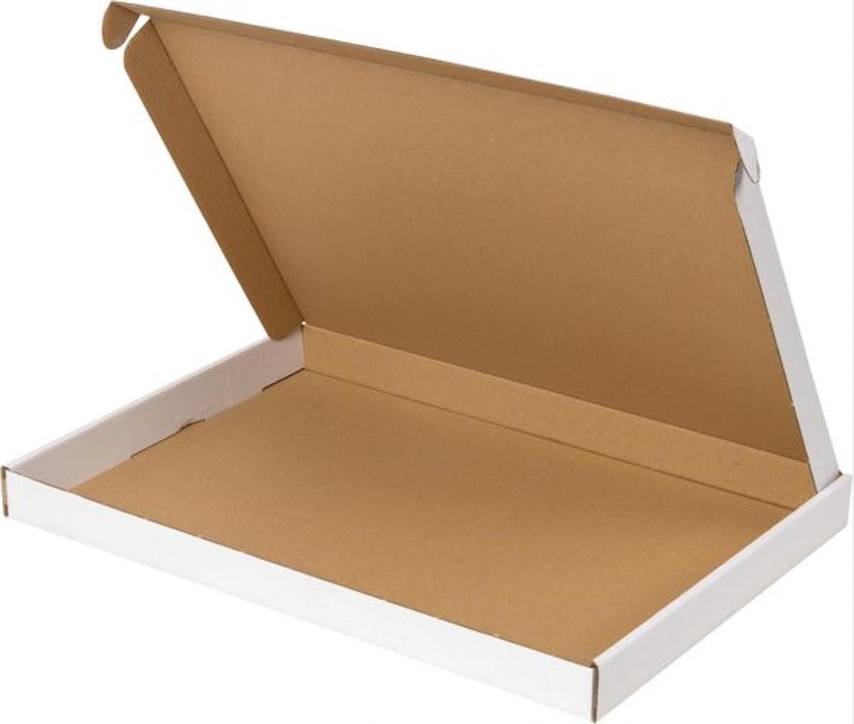 25 stuks Brievenbusdozen A4+ (350 x 250 x 28 mm) (EAN: 6019933622672)