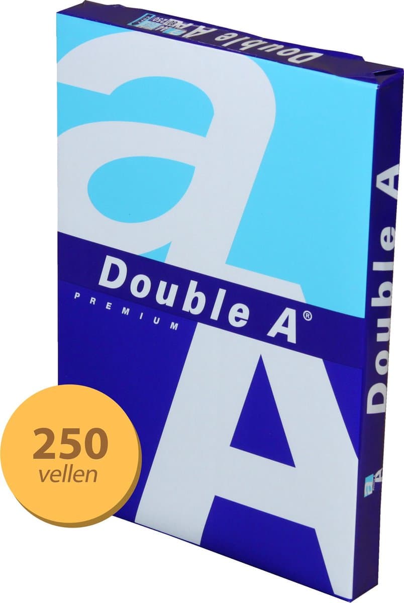 Double A Premium printpapier ft A4, 80 g, pak van 250 vel (EAN: 8856976000016)