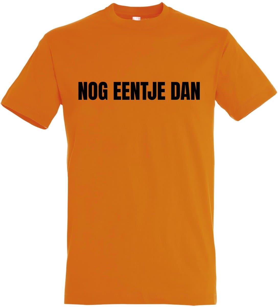 Nog Eentje Dan T-shirt - Oranje - Oranje T-shirt - Koningsdag - Koningsdag Outfit - Koningsdag Kleding - Heren - Dames - Unisex - Oranje Kleding - Maat XL (EAN: 8785321512082)