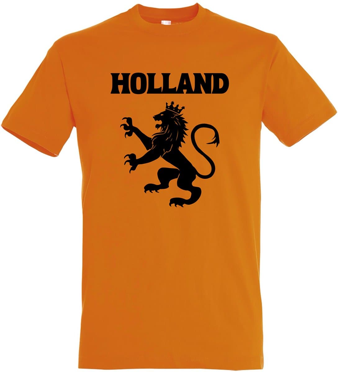 HOLLAND T-shirt - Oranje - Oranje T-shirt - Koningsdag - Koningsdag Outfit - Koningsdag Kleding - Heren - Dames - Unisex - Oranje Kleding - Maat S (EAN: 8785321508504)