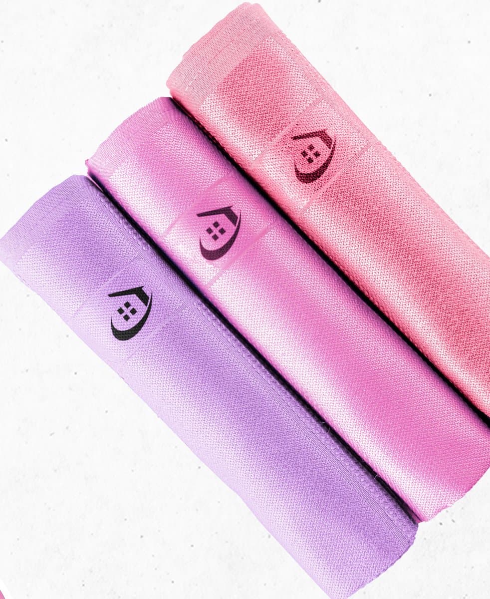 PELLA ACTIVE- Pink- schoonmaakdoeken-microvezel doek-streeploos-pella doek-autodoek-wonderdoek-raamdoek-chloorproof-poetsmiddelen (EAN: 7649988136498)