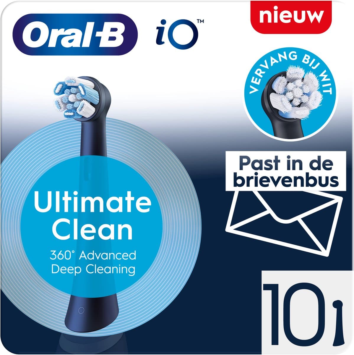 Oral-B iO Series Ultimate Clean Zwart - Originele opzetborstels - CrissCross borstelharen - 10 Stuks (EAN: 8700216777131): Waarom deze borstels anders zijn