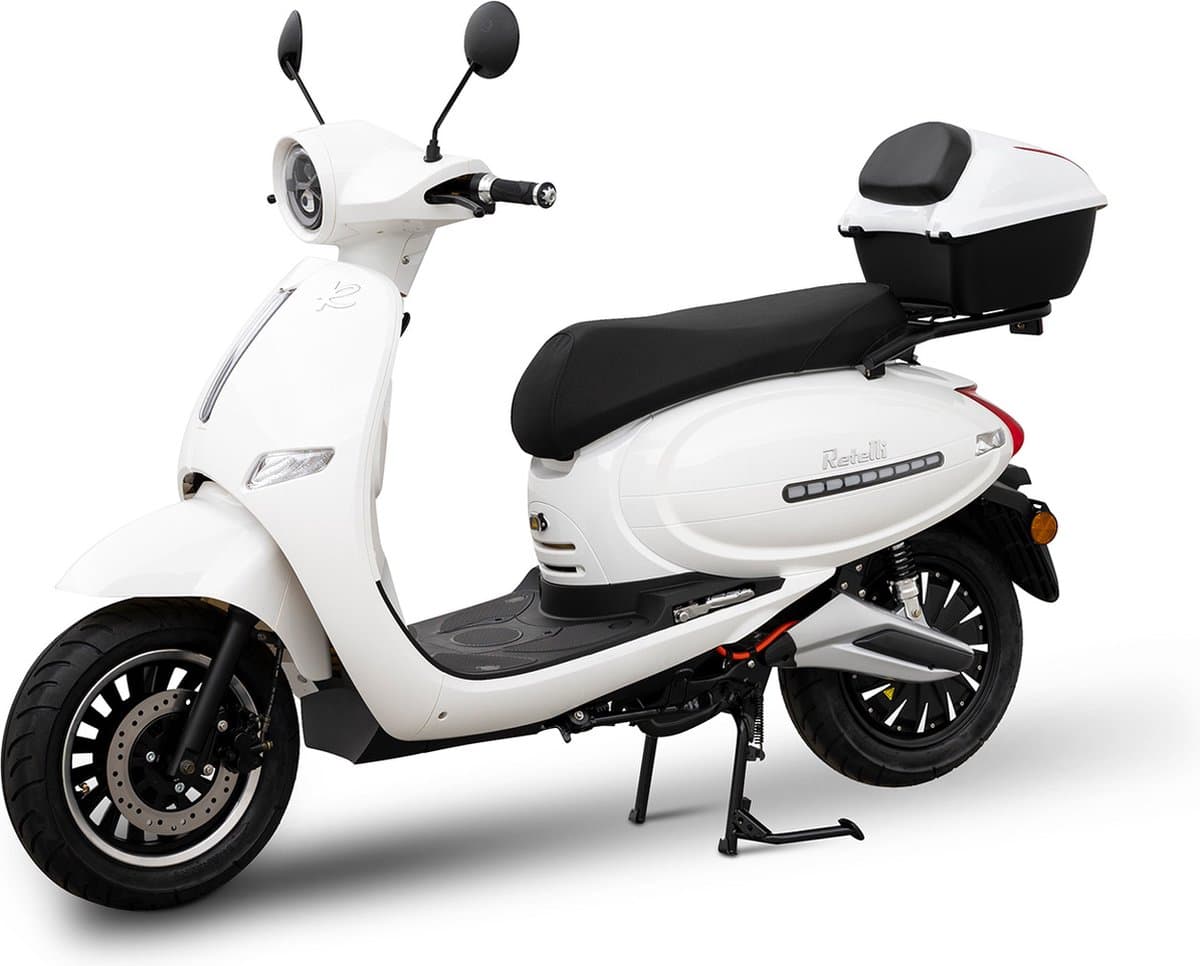 Simpatico Retelli - elektrische scooter - wit - 3000W - USB - incl Tenaamstelling, kenteken, kentekenplaat & bezorging (EAN: 7435109143199): Wat is de Simpatico Retelli nu precies