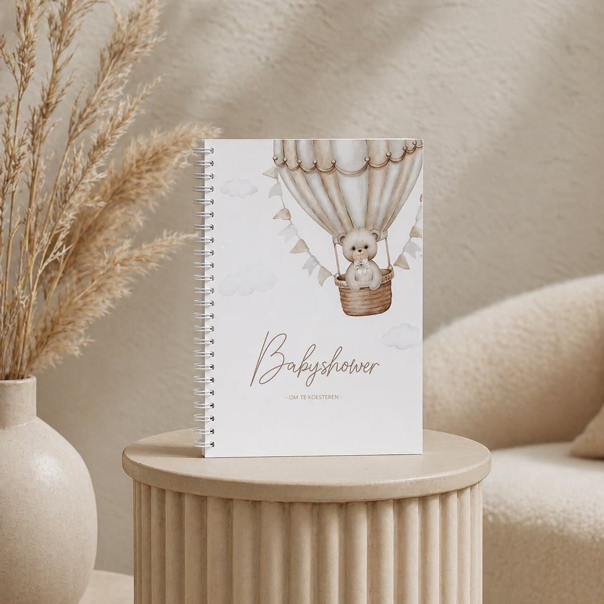 Babyshower boek | invulboek | babyshower gastenboek | babyshower | beer (EAN: 7428477647192)