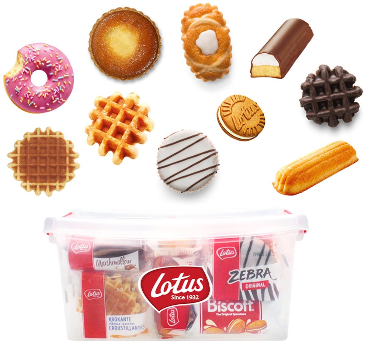 Lotus Ultimate Cookie Mix - 27 koekjes - koekjesmix - koekjesdoos - koekjespakket - koekjes voor bij de koffie - 812g (EAN: 5404038622046): Wat maakt deze mix zo speciaal