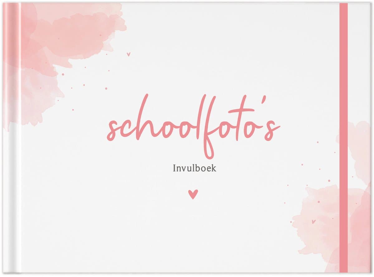 Fyllbooks - Schoolfotoboek Invulboek - Schoolfoto Album - Schooljarenboek - Watercolour Roze - Geschikt voor: 12 Portret- en Klassenfoto's (EAN: 9789083415635): Wat is Fyllbooks eigenlijk