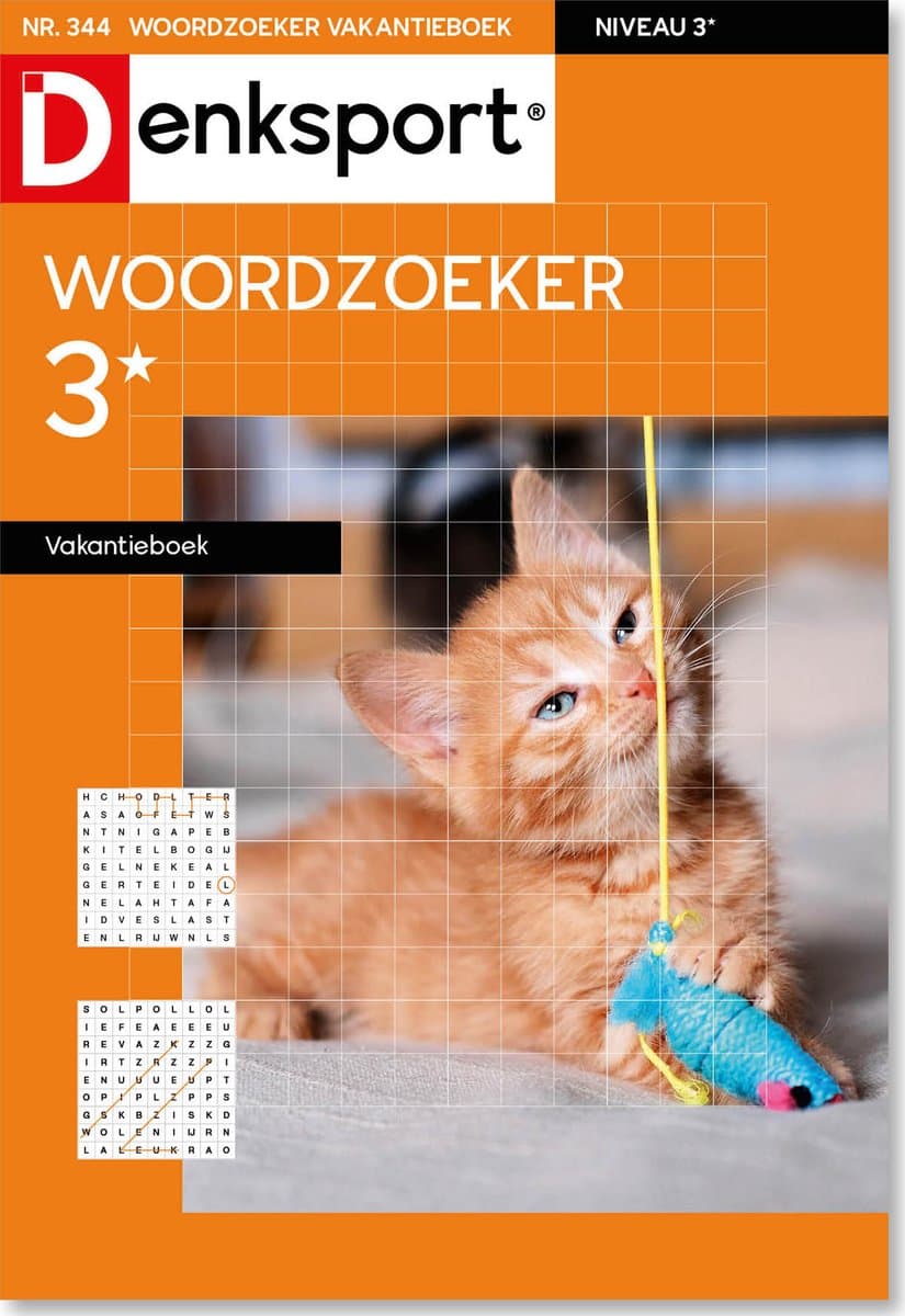 Denksport Puzzelboek Woordzoeker 3* vakantieboek, editie 344 (EAN: 8710835882291)
