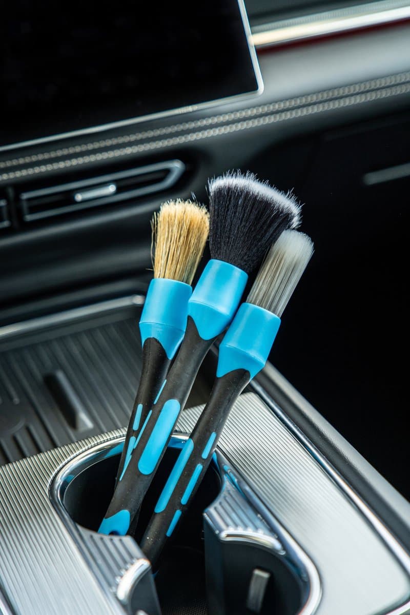 Fordetail- Auto Detailing Brush Set - Interieur Exterieur Velgen Reiniging - Poetsen - Set 3 (EAN: 8720892932815): Wat is er in de set