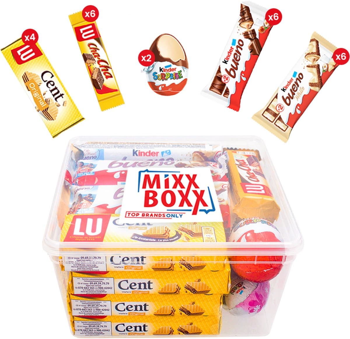 LU & Kinder maandpakket vol chocolade en koek - Cent Wafers, Cha Cha, Kinder Surprise, Bueno - 874g (EAN: 5404038626068): Waarom ik er zo enthousiast van werd