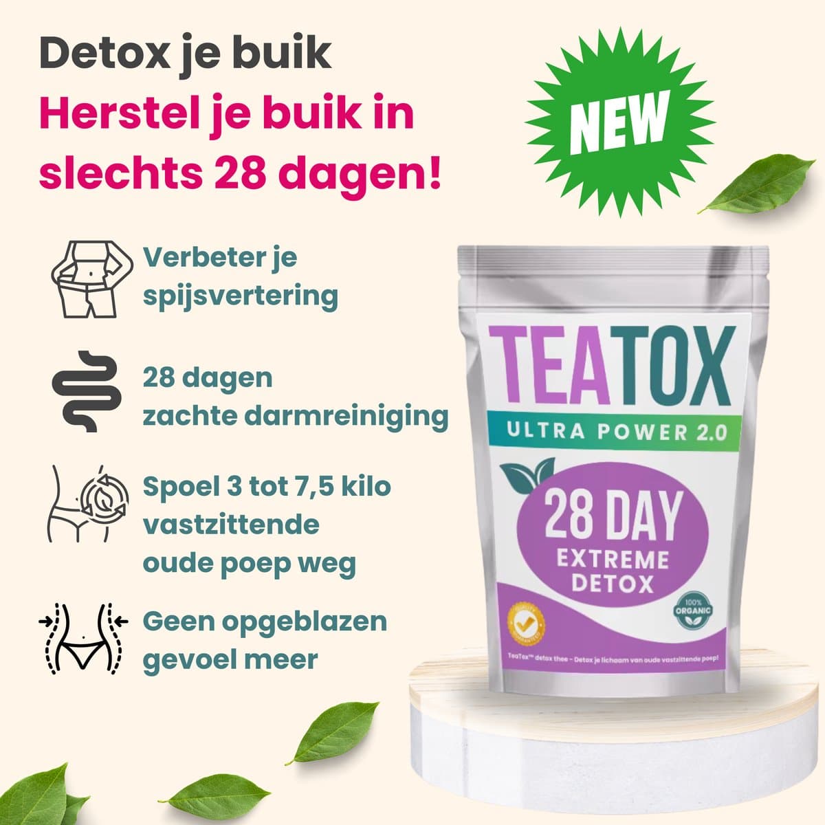 Teatox™ detox thee - voor schone darmen en snellere stofwisseling (EAN: 7423435673695)