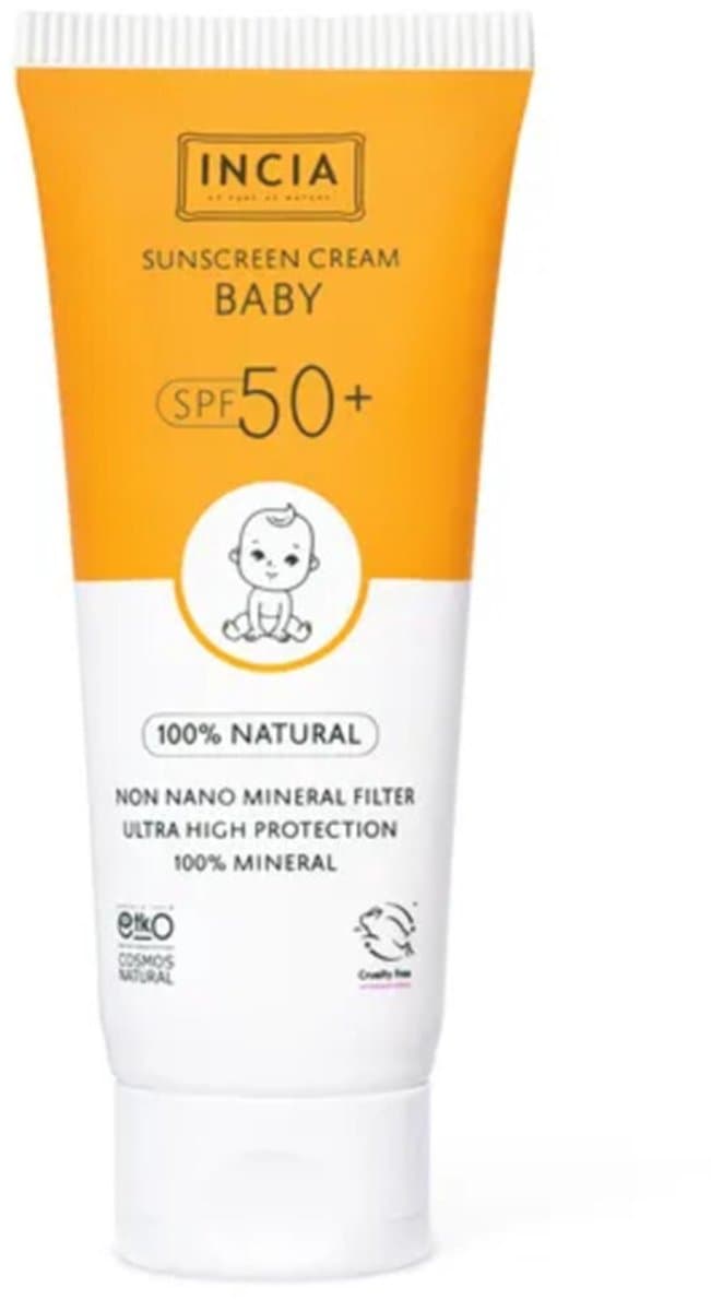 INCIA - Natuurlijke Zonnebrandcrème voor Baby & Kind - SPF 50+ (EAN: 8681511091194)