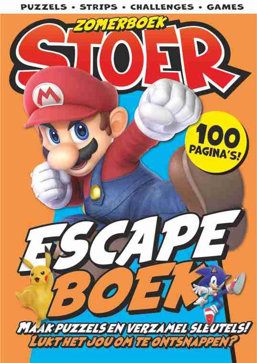 STOER Vakantieboek XXL 2025 - Voor kinderen - Pokémon en Mario - Strips, Quiz en nog veel meer (EAN: 8710865940251)