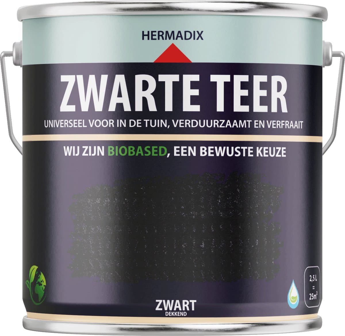 Hermadix Impraline Zwarte Teer - 2,5 liter (EAN: 8713375011572): Waarom zwarte teer weer helemaal 'in' is 🖤