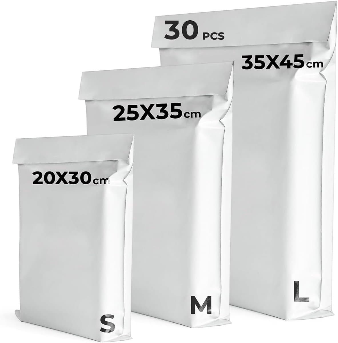 Verzendzakken 30 stuks - Zelfklevend en duurzaam - 3 verschillende maten 20x30cm, 25x35cm, 35x45cm - Ideaal voor pakketten - Kleding schoenen boeken Vinted verzendverpakking, (EAN: 5407008944988): Waarom ik er zo enthousiast over ben