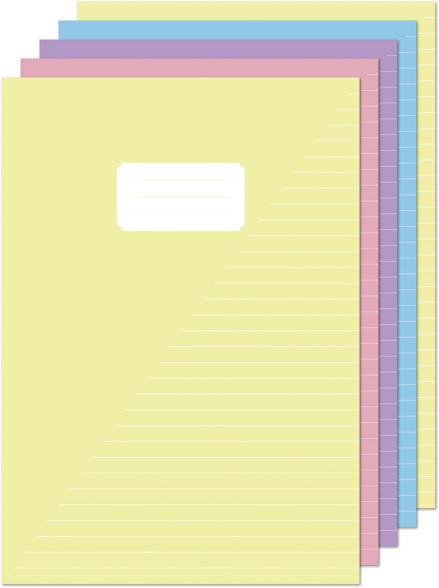 Kangaro schriften A4 - met lijn - pastel kleuren - 5 stuks - K-583007 (EAN: 8712127162869): **Wat maakt deze schriften zo bijzonder**