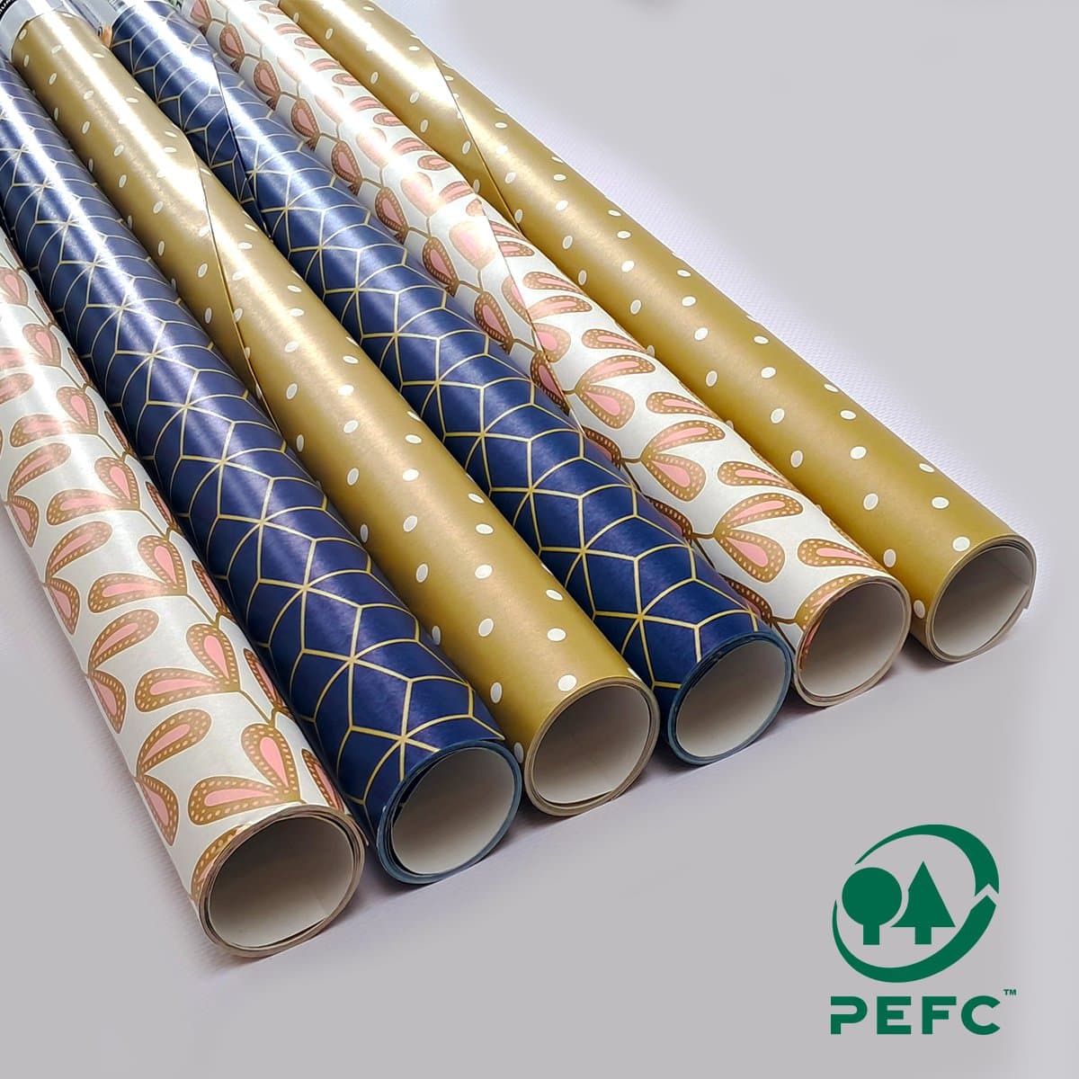 Kleurmedia® Premium Chique Inpakpapier - 6 Rollen - Goud, Roze, Blauw - 200x70cm (EAN: 8721225730450): Wat maakt dit inpakpapier zo bijzonder