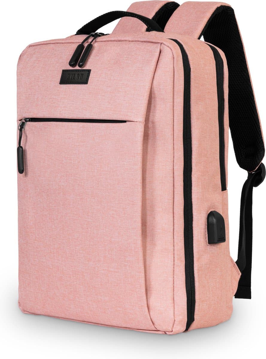 ZILOU® Rugzak - 30L - 15,6 inch - Laptop Rugtas met USB - Schooltas - Dames en Heren - Laptoptas - Waterafstotend - Roze (EAN: 8720168154545): **Waarom ik moet daaronder staan**