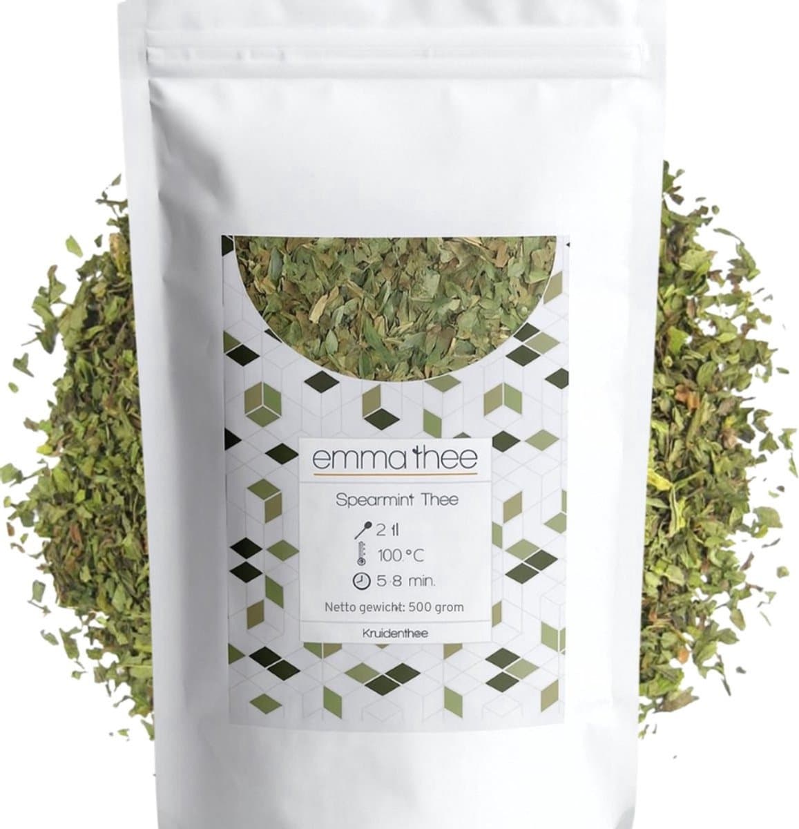 Spearmint Thee 500 gram – Losse Kruidenthee – Natuurlijk & Cafeïnevrij - Losse Blaadjes - Verfrissende thee - Munt thee - Moroccan Mint (EAN: 8721082076524): 🍃 De eerste snuffel – wat ruikt hij nou echt  De eerste keer dat ik de zak openmaakte, we...