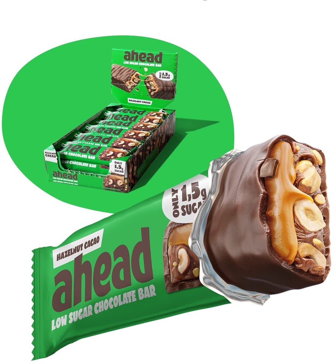 ahead Chocolate Bar – Suikerarme Chocoladereep – Doos – Low Sugar, Low Carb – Max. 2,1g Suiker per Reep (EAN: 4260562941234): Wat is dit wonder  **Ahead Chocolate Bar – Suikerarme Chocoladereep – Doos – Low Sugar, Low Carb – Max. 2,1 g Suiker per ...