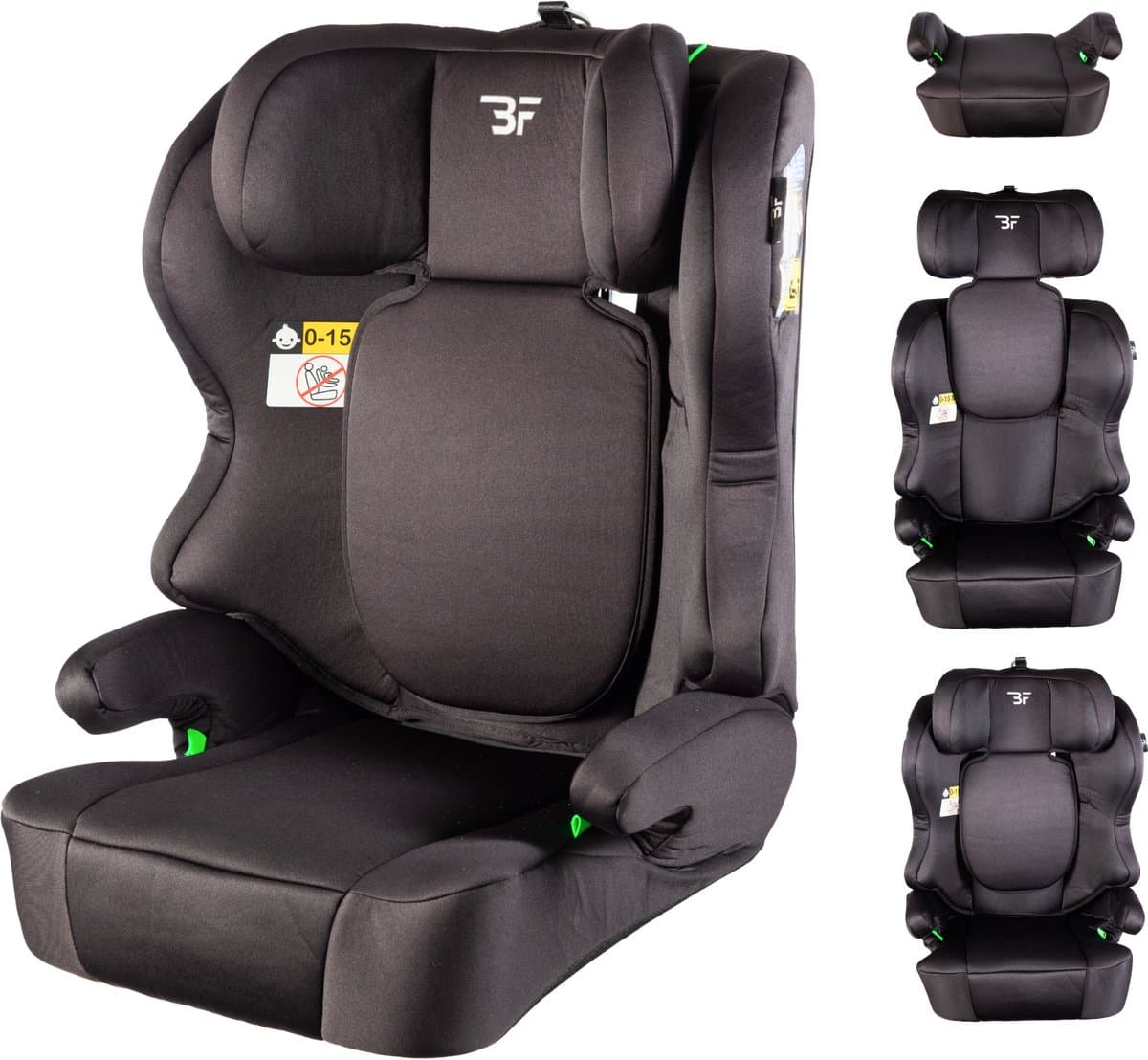 Bebies First Autostoel Pionier V2 i-Size Groep 2/3 (100- 150 cm) - Gordel - Zwart (EAN: 8721154202684): 🎉 Het eerste gevoel “Snel ontvangen en dochter is er heel blij mee!”