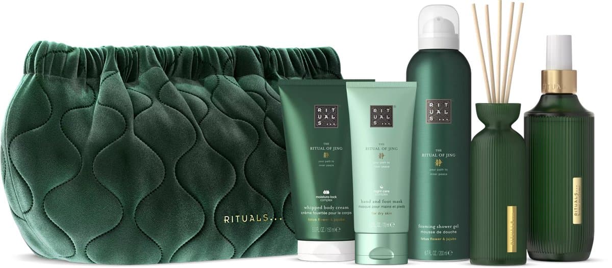 Rituals of Jing - Geschenkset LARGE - Gift Set LARGE with Rituals Bag (EAN: 8719134203271): **Wat zit erin De verrassing ontpakken**