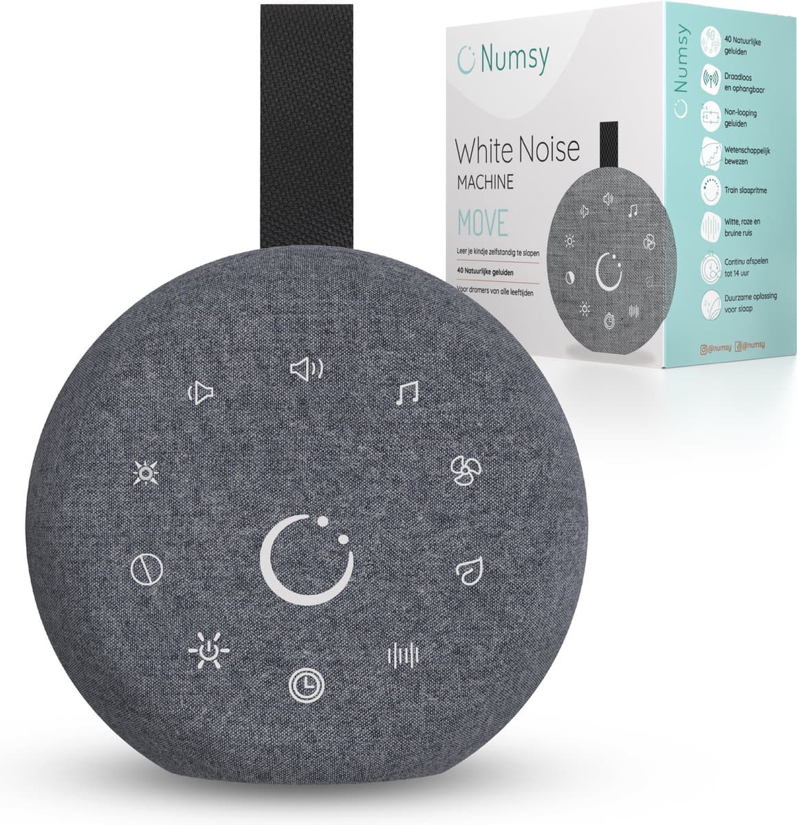 Numsy Move White Noise Machine Baby - Witte Ruis Machine (EAN: 8719992795192)