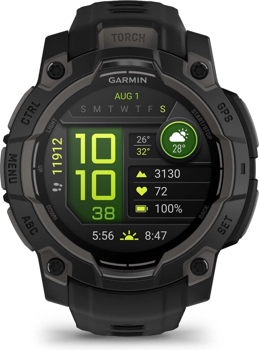 Garmin Instinct® 3- Smartwatch - 45mm - AMOLED - Zwart (EAN: 0753759341657)